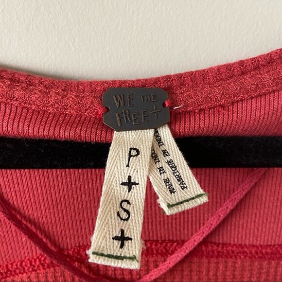 NWOT-FREE People “Malibu” High Low Thermal - Picture 13 of 13